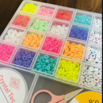 DIY Beads Box – Colorful Beads Set for Necklace & Jewelry Making