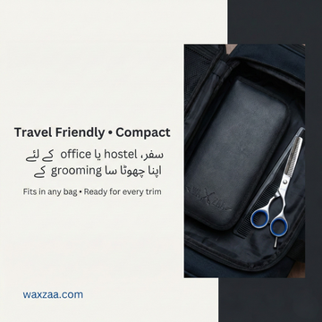 WAXZAA Professional Barber Scissors Kit – Premium Hair Cutting Accessories