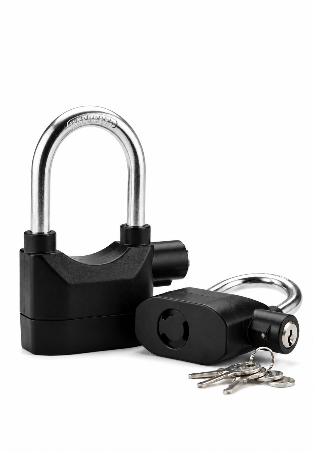 High-Security Waterproof Alarm Lock Siren Padlock for Bike, Scooter & Door Protection