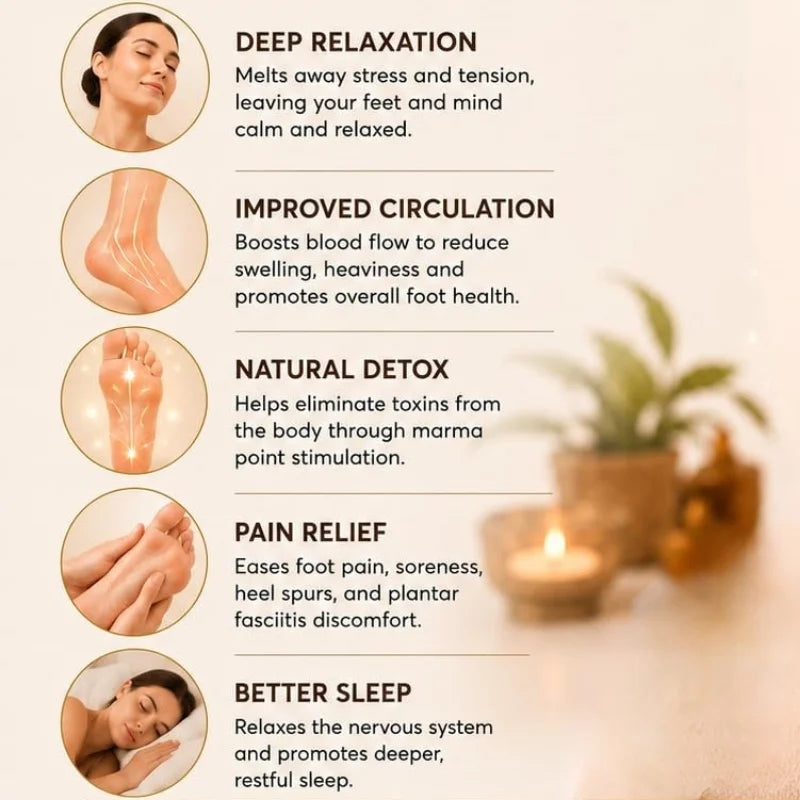 Kansa Wand Face & Foot Massager | Ayurvedic Bronze Massage Tool with Wooden Handle | For Face, Neck, Head & Body