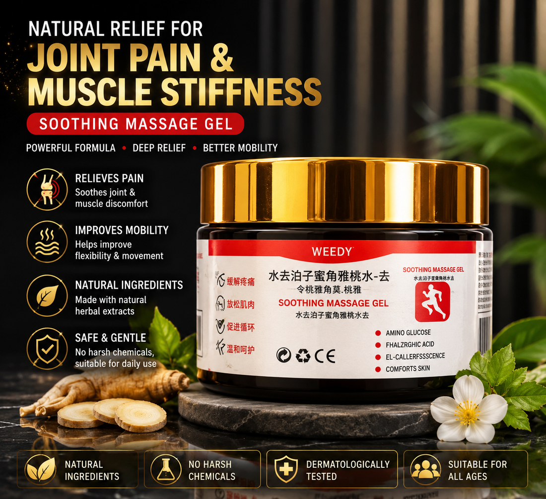 WEEDY Top Japanese Pain Gel | Rapid Relief from Muscle Tension | 100g