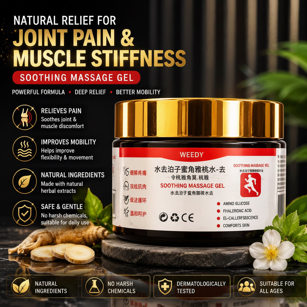 WEEDY Top Japanese Pain Gel | Rapid Relief from Muscle Tension | 50g