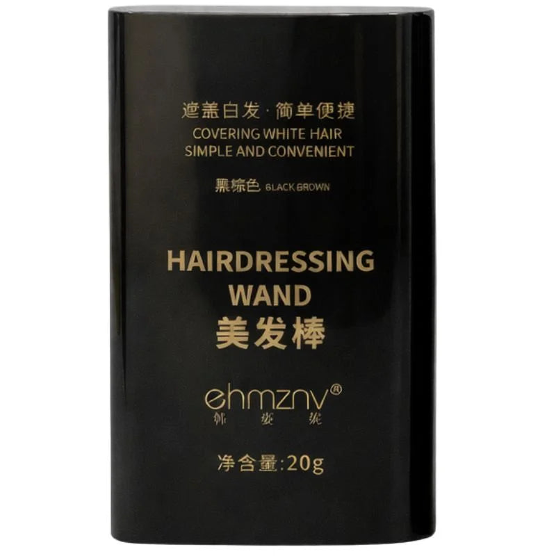 Brown Temporary Hair Color Stick | Long-Lasting Gray Coverage Hair Touch-Up Wand